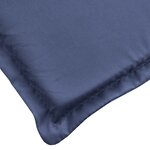 vidaXL Coussin de chaise de terrasse bleu marine tissu oxford