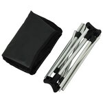 vidaXL Chaises de camping pliables et sac lot de 2 Aluminium