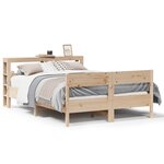 vidaXL Cadre de lit sans matelas 120x200 cm bois de pin massif