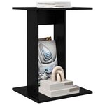 vidaXL Table d'appoint Chêne noir 45 x 40 x 62 5 cm Bois d'ingénierie