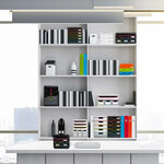 Exacompta Set de tiroirs bureau Small-Box Black Office 3 tiroirs Noir