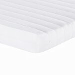 vidaXL Lit de jour et lit gigogne et matelas blanc 90x200cm similicuir