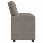 vidaXL Chaises de salle à manger 2 Pièces Gris 57 x 67 x 95 cm Faux cuir