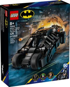 LEGO DC Comics - Batmobile Tumbler de Batman contre Double-Face et Le Joker - Set de Construction 76303