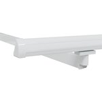 vidaXL Auvent Blanc 5 x 3 m Métal