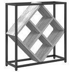 vidaXL Housse à vin Gris Sonoma 51x18x52 5 cm en bois aggloméré