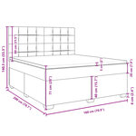vidaXL Sommier à lattes de lit avec matelas Rose 180x200 cm Velours