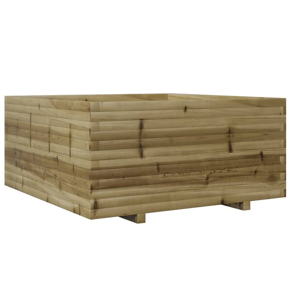 vidaXL Jardinière 100x100x49 5 cm bois de pin imprégné