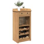 vidaXL Armoire à vin Panama 57x40x111 5 cm bois de pin massif