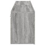 vidaXL Meubles TV muraux 2 Pièces sonoma gris 80x30x41 cm