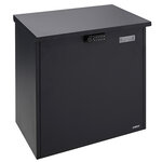 Boîte à colis en acier Bigpack Base EP2104E code  gros colis  47 x 46 x 24 cm  Noir