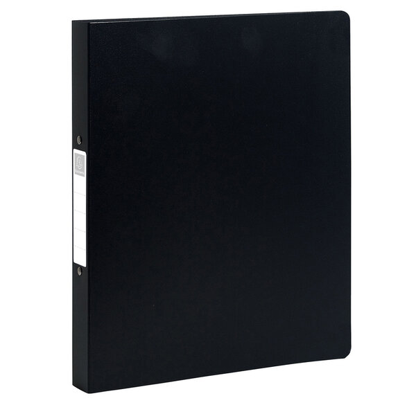 Classeur 2 anneaux 30 mm polypropylène Opaque rigide - A4 maxi, noir EXACOMPTA