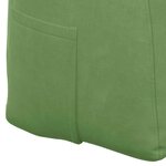 vidaXL Coussin de Dos Vert clair 160 x 24 x 50 cm Velours