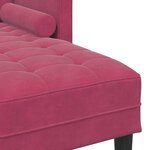 vidaXL Ensemble de Canapés Rouge bordeaux 173 x 131 x 67 cm Velours