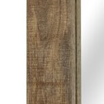 vidaXL Miroir Bois de manguier massif 50 x 80 cm