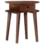 Vidaxl table de chevet 50 x 35 x 55 cm bois d'acacia massif