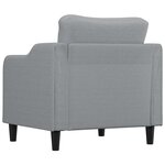 vidaXL Fauteuil Gris clair 60 cm Tissu