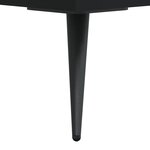 vidaXL Table basse Noir 50x50x40 cm Bois d'ingénierie