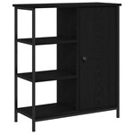 vidaXL Buffet Chêne noir 70 x 30 x 80 cm