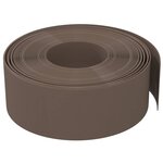 vidaXL Bordures de jardin 3 Pièces marron 10 m 20 cm polyéthylène