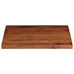vidaXL Dessus de table 90x90x3 8 cm carré bois massif de récupération