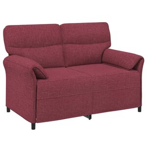 vidaXL Canapé 100  polyester  cadre en métal  MDF  Contreplaqué