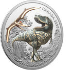 Monnaie T REX Dinosaur 1 Oz Argent 20$ Canada 2026 (PRÉCOMMANDE)