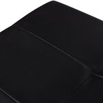 Banc de rangement pliable noir