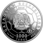 Monnaie FIFA WORLD CUP Argent 1000 Tenge Kazakhstan 2026