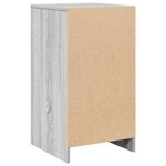 vidaXL Meuble Sideboard gris sonoma 40x41x75 cm en bois d'ingénierie
