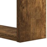 vidaXL Étagère Chêne fumé 52 x 25 x 71 5 cm Bois d'ingénierie
