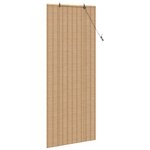 vidaXL Store enrouleur Autre Marron Clair 90 x 220 cm Bambou
