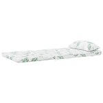 vidaXL Coussins de chaise adirondack lot de 2 modèle de feuille