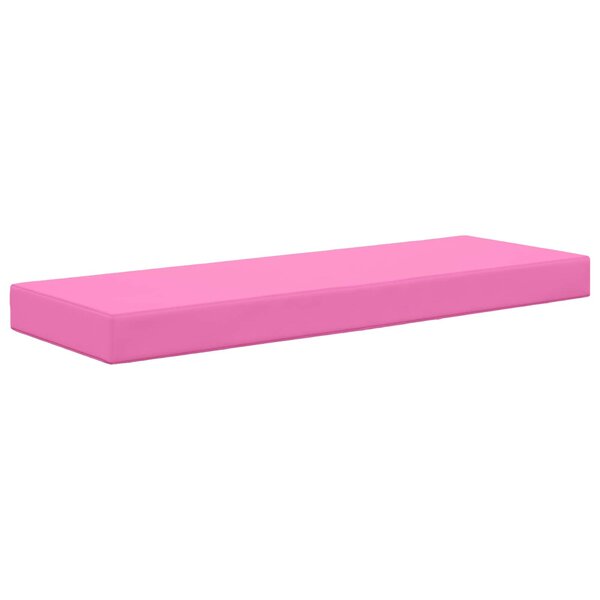 vidaXL Coussin de Siège d'Extérieur Rose 111 5 x 40 x 8 cm