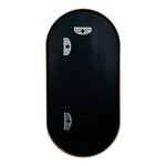 Miroir mural ovale 30 x 60 cm doré 03_0008827