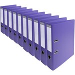 Classeur à levier PVC A4 dos de 70mm. - Violine x 10 EXACOMPTA