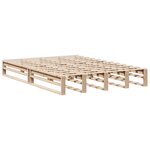 vidaXL Lit bibliothèque sans matelas 160x200 cm bois massif