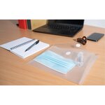 Sachet De 5 Mini Pochettes-enveloppes Polypropylène - A5 - Couleurs Assorties - X 10 - Exacompta