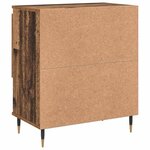 vidaXL Buffets 2 Pièces Bois ancien 120 x 35 x 70 cm Bois d'ingénierie
