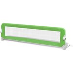 vidaXL Barrière de lit pour enfants 150x42 cm Vert