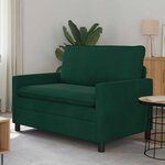 vidaXL Canapé Vert foncé 126 x 81 x 87 5 cm