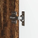 vidaXL Meuble TV Bois ancien 99 x 34 5 x 50 cm Bois d'ingénierie