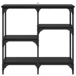 vidaXL avec étagère Chêne noir 80 x 29 x 75 cm Bois d'ingénierie