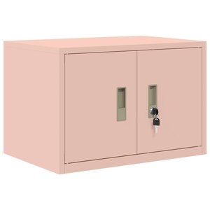vidaXL Armoire de rangement Rose 60 x 40 x 40 cm Acier