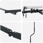 vidaXL Cadre de Store Électrique Rétractable 2.5x2 m Métal