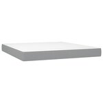 vidaXL Lit avec matelas cire marron 120x200 cm bois massif de pin