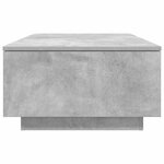 vidaXL Table basse Gris béton 95 x 55 x 31 cm Bois d'ingénierie