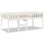 vidaXL Lit pour enfants sans matelas blanc 80x200cm bois de pin massif