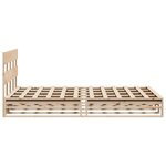 vidaXL Cadre de lit sans matelas 140x190 cm bois de pin massif