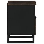 vidaXL Armoires de chevet 2 Pièces 40 x 33 x 46 cm en bois de mangue massif